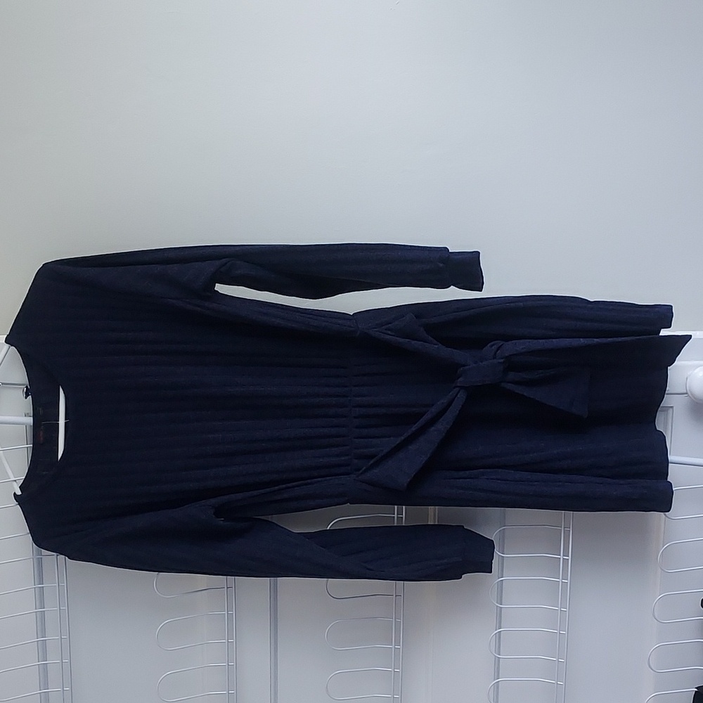 Fraiche by J Tie-Front Dress Ribbed NWT Nordsrom